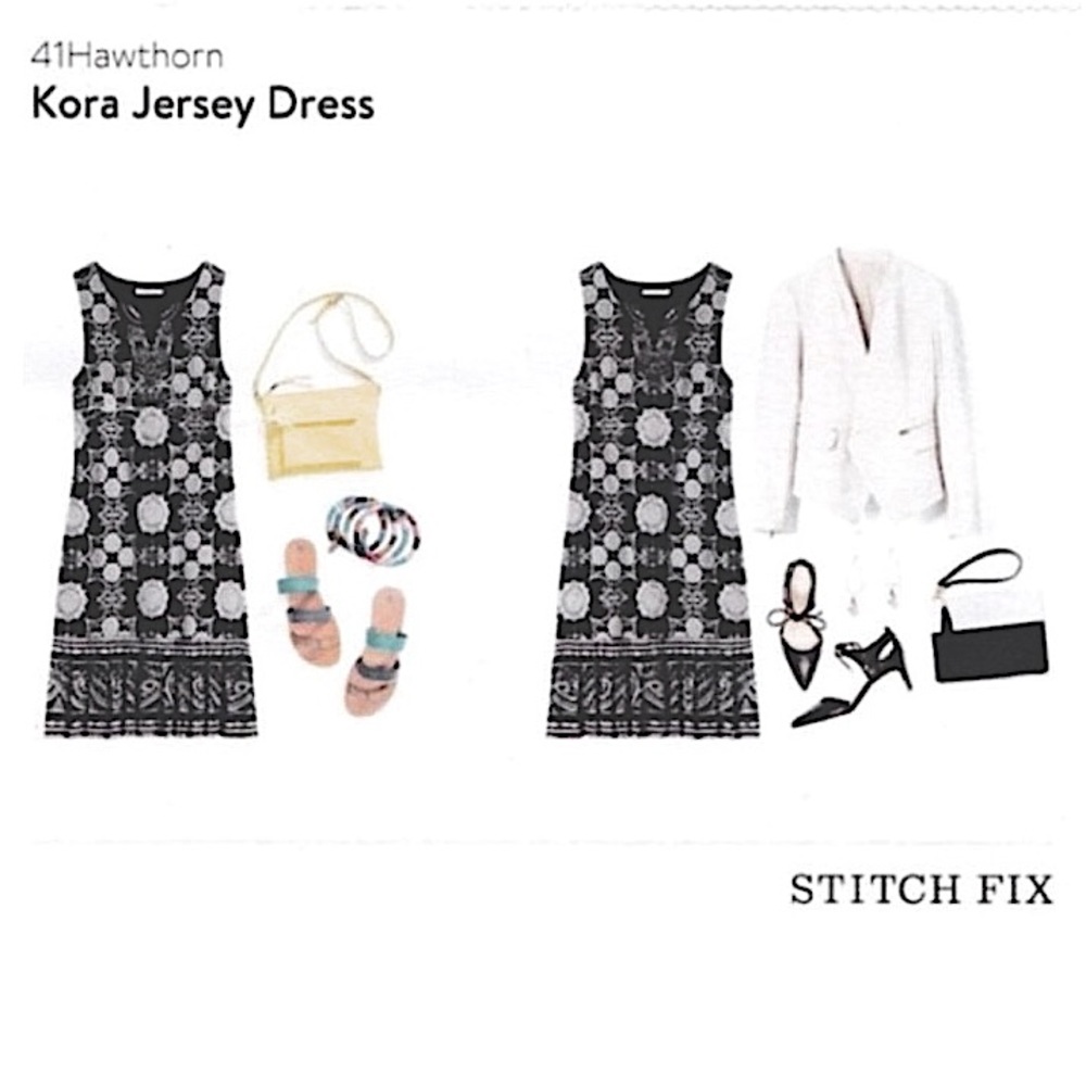 StitchFix 41HAWTHORN Kora Jersey GeometricEmbellished  Sz S - Picture 3 of 7
